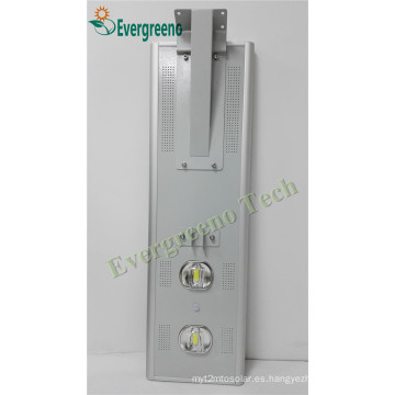 Luz de calle solar LED integrada de 40W todo en uno